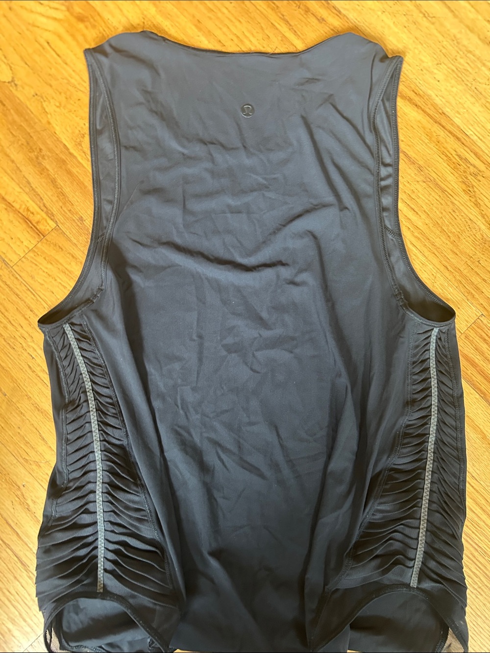 Lululemon Black muscle high neckTank for yoga or running or casual
